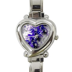 Fractal Lava Heart Italian Charm Watch by Sparkle