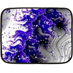 Fractal Lava Fleece Blanket (mini) by Sparkle