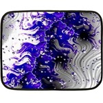 Fractal Lava Double Sided Fleece Blanket (Mini)  35 x27  Blanket Front