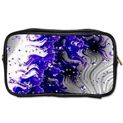 Fractal Lava Toiletries Bag (one Side) by Sparkle