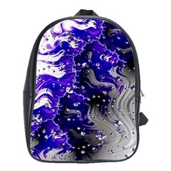 Fractal Lava School Bag (xl) by Sparkle