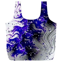 Fractal Lava Full Print Recycle Bag (xxxl) by Sparkle