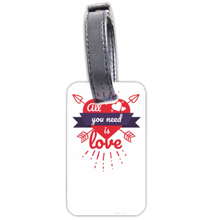 all you need is love Luggage Tag (two sides)