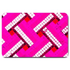 Pop Art Mosaic Large Doormat  by essentialimage365