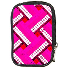 Pop Art Mosaic Compact Camera Leather Case by essentialimage365