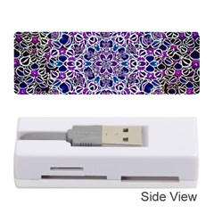 Digital Painting Drawing Of Flower Power Memory Card Reader (stick) by pepitasart