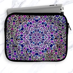 Digital Painting Drawing Of Flower Power Apple Ipad 2/3/4 Zipper Cases by pepitasart