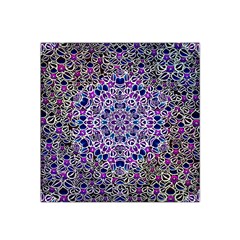 Digital Painting Drawing Of Flower Power Satin Bandana Scarf by pepitasart