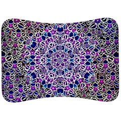 Digital Painting Drawing Of Flower Power Velour Seat Head Rest Cushion by pepitasart