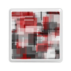 Abstract Tiles, Mixed Color Paint Splashes, Altered Memory Card Reader (square) by Casemiro