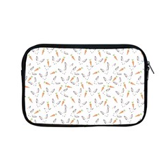 Cute Bunnies And Carrots Pattern, Light Colored Theme Apple Macbook Pro 13  Zipper Case by Casemiro