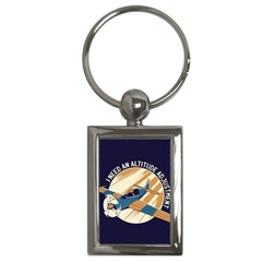 Airplane - I Need Altitude Adjustement Key Chain (rectangle)