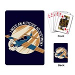 Airplane - I Need Altitude Adjustement Playing Cards Single Design (Rectangle) Back