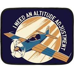 Airplane - I Need Altitude Adjustement Double Sided Fleece Blanket (mini) 