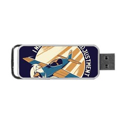 Airplane - I Need Altitude Adjustement Portable Usb Flash (two Sides) by DinzDas