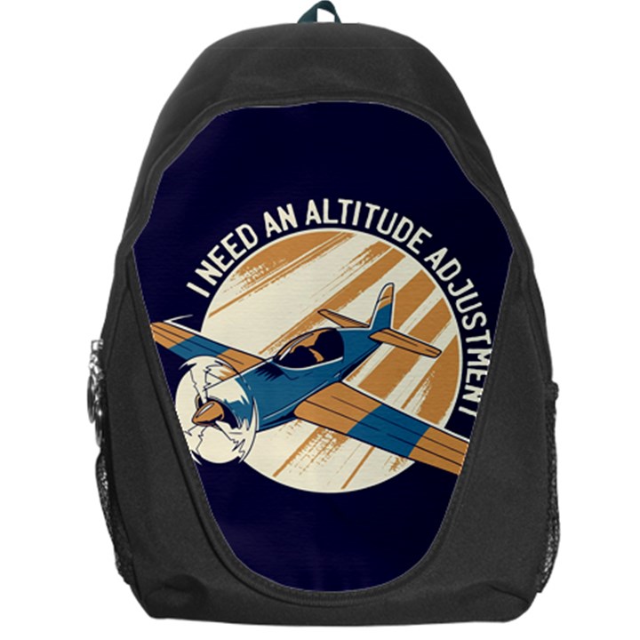 Airplane - I Need Altitude Adjustement Backpack Bag