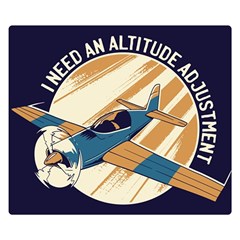 Airplane - I Need Altitude Adjustement Double Sided Flano Blanket (small)  by DinzDas