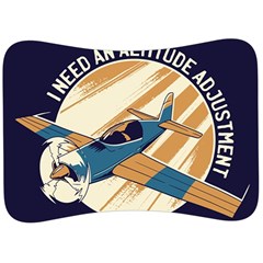 Airplane - I Need Altitude Adjustement Velour Seat Head Rest Cushion by DinzDas