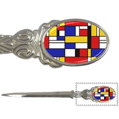 Stripes And Colors Textile Pattern Retro Letter Opener