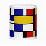 Stripes And Colors Textile Pattern Retro Morph Mugs Center