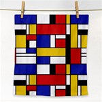 Stripes And Colors Textile Pattern Retro Face Towel Front