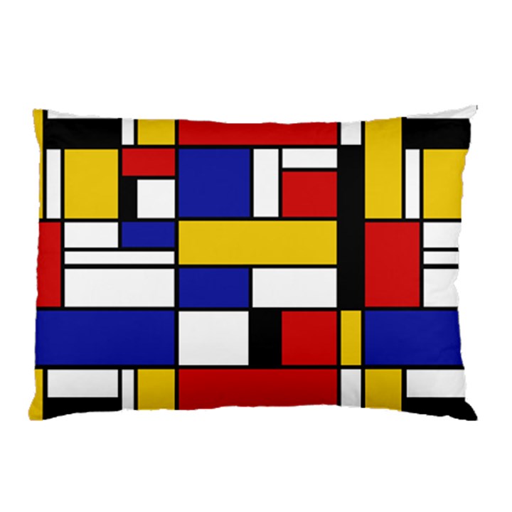 Stripes And Colors Textile Pattern Retro Pillow Case (Two Sides)