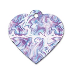 Tie Diy Diys Retro Batic Design Dog Tag Heart (one Side) by DinzDas