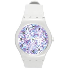 Tie Diy Diys Retro Batic Design Round Plastic Sport Watch (m)