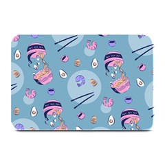 Japanese Ramen Sushi Noodles Rice Bowl Food Pattern 2 Plate Mats by DinzDas