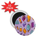 Back To School And Schools Out Kids Pattern 1.75  Magnets (10 pack)  Front