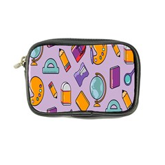 Back To School And Schools Out Kids Pattern Coin Purse by DinzDas