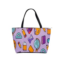 Back To School And Schools Out Kids Pattern Classic Shoulder Handbag by DinzDas