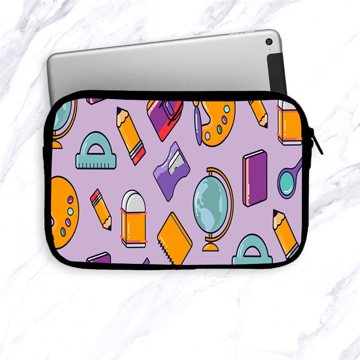 Back To School And Schools Out Kids Pattern Apple iPad Mini Zipper Cases