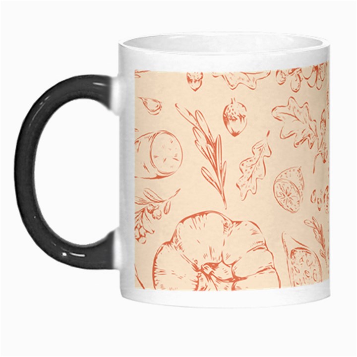 Thanksgiving Flowers And Gifts Pattern Morph Mugs