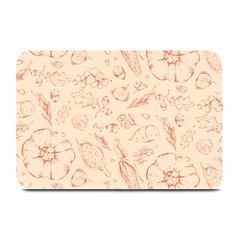 Thanksgiving Flowers And Gifts Pattern Plate Mats by DinzDas