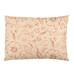 Thanksgiving Flowers And Gifts Pattern Pillow Case by DinzDas