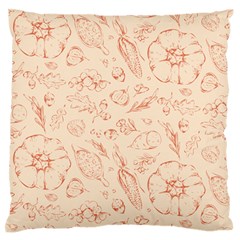 Thanksgiving Flowers And Gifts Pattern Standard Flano Cushion Case (one Side) by DinzDas