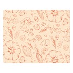 Thanksgiving Flowers And Gifts Pattern Double Sided Flano Blanket (Large)  Blanket Back