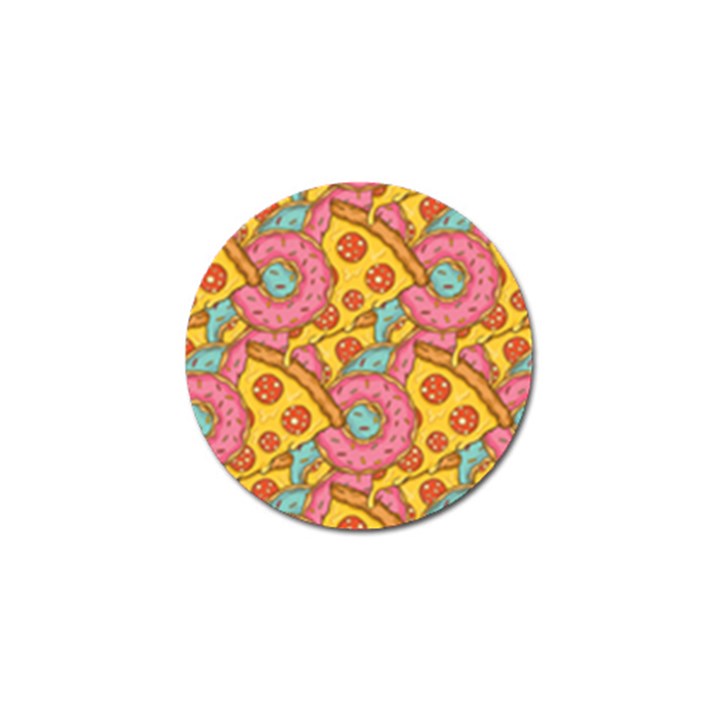 Fast Food Pizza And Donut Pattern Golf Ball Marker (10 pack)