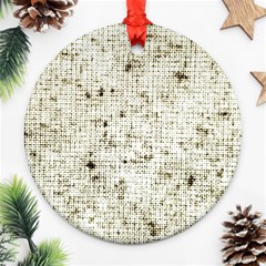 Geometric Abstract Sufrace Print Ornament (round)