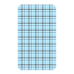 Sky Blue Tartan Plaid Pattern, With Black Lines Memory Card Reader (rectangular) by Casemiro