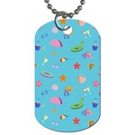 Summer  Beach  The Sun Dog Tag (One Side) Front