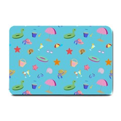 Summer  Beach  The Sun Small Doormat  by SychEva