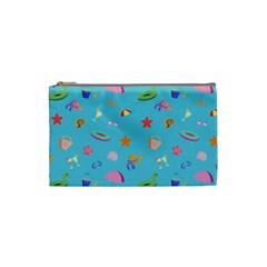 Summer  Beach  The Sun Cosmetic Bag (small) by SychEva