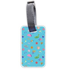 Summer  Beach  The Sun Luggage Tag (one Side) by SychEva