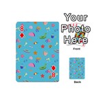 Summer  Beach  The Sun Playing Cards 54 Designs (Mini) Front - Diamond8