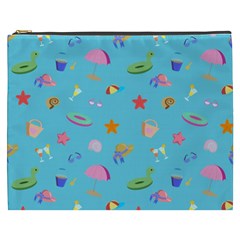 Summer  Beach  The Sun Cosmetic Bag (xxxl) by SychEva