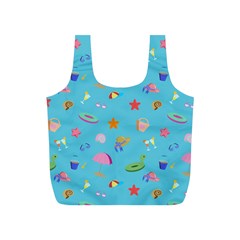 Summer  Beach  The Sun Full Print Recycle Bag (s) by SychEva