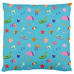 Summer  Beach  The Sun Standard Flano Cushion Case (one Side) by SychEva