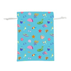 Summer  Beach  The Sun Lightweight Drawstring Pouch (l) by SychEva